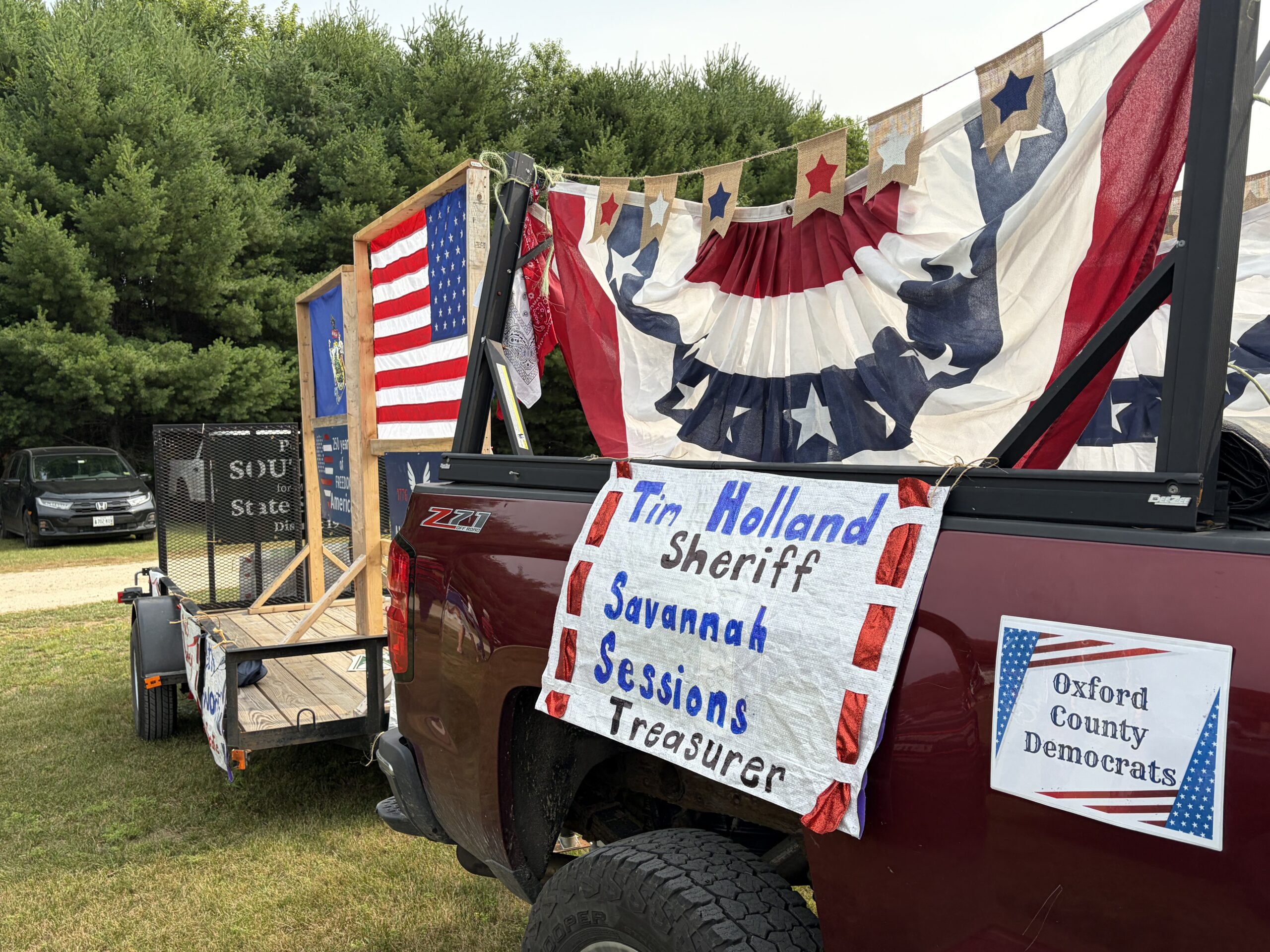 Lovell Old Home Days parade and booth